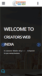 Mobile Screenshot of creatorswebindia.com